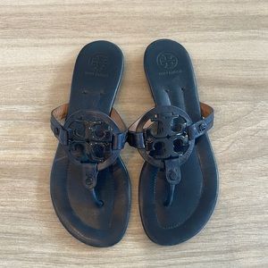 Tory Burch Navy Miller Sandal